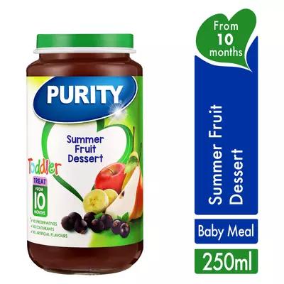 PURITY Jar Summer Fruit 250ml from 10 Months PURITY Jar Summer Fruit 250ml from 10 Months