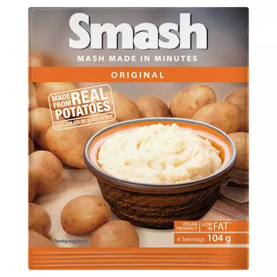 Smash Instant Mash Potato Original 104g