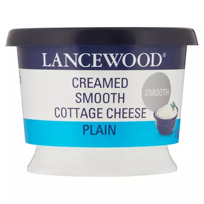 Lancewood Creamed Smooth Plain Cottage Cheese 250g