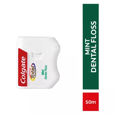 Colgate Total 12 Mint Coated Dental Floss 50m