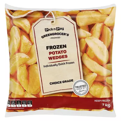 PnP Frozen Potato Wedges 1kg