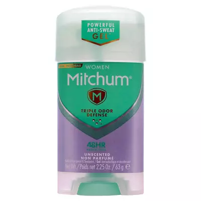 Mitchum Unscented Power Gel Deodorant 63g