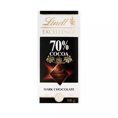 Lindt Excellence 70% Cocoa Dark Chocolate 100g