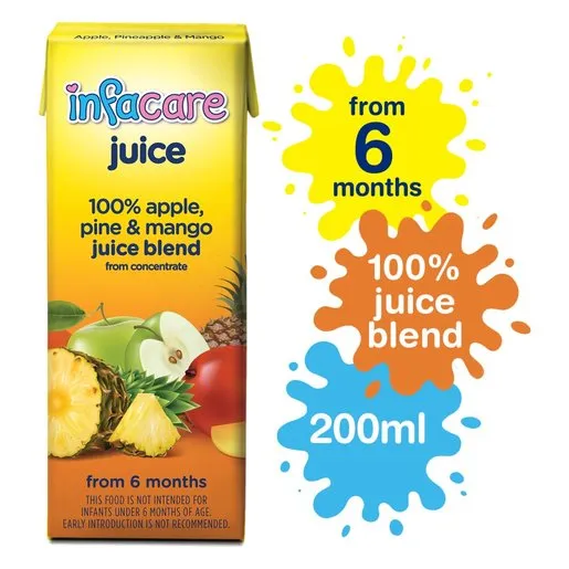 Infacare Apple Mango & Pine Juice 200ml