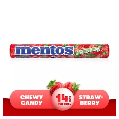 Mentos Strawberry Roll 38g Mentos Strawberry Roll 38g