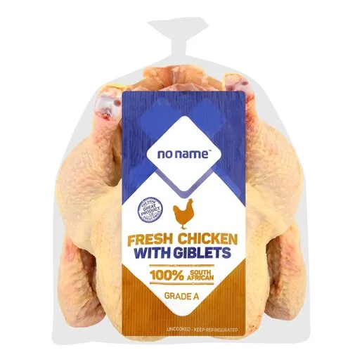 No Name Whole Chicken with Giblets - Avg Weight 1.4kg No Name Whole Chicken with Giblets - Avg Weight 1.4kg