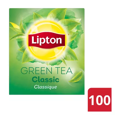 Lipton Tgged Teabags Green Tea 100's