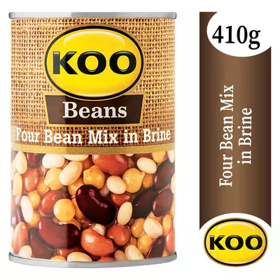 Koo Four Bean Mix in Brine 410g Koo Four Bean Mix in Brine 410g