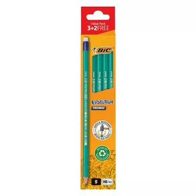 Bic Evolution Pencil 3 + 2 Bic Evolution Pencil 3 + 2