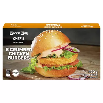 PnP Frozen Chicken Burgers 400g