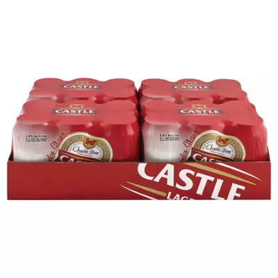 Castle Lager Beer Can 330ml x 24 Castle Lager Beer Can 330ml x 24