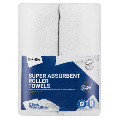 PnP Roller Towel White 2's PnP Roller Towel White 2's