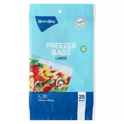 PnP Large Freezer Bags 25's