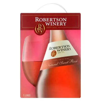 Robertson Slimline Natural Sweet Rose 3L x 4 Robertson Slimline Natural Sweet Rose 3L x 4