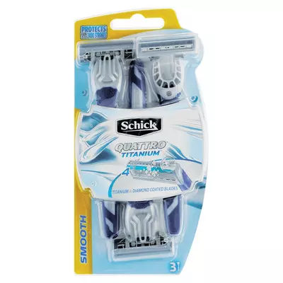 Schick Quattro Mens Disposable Razors Schick Quattro Mens Disposable Razors