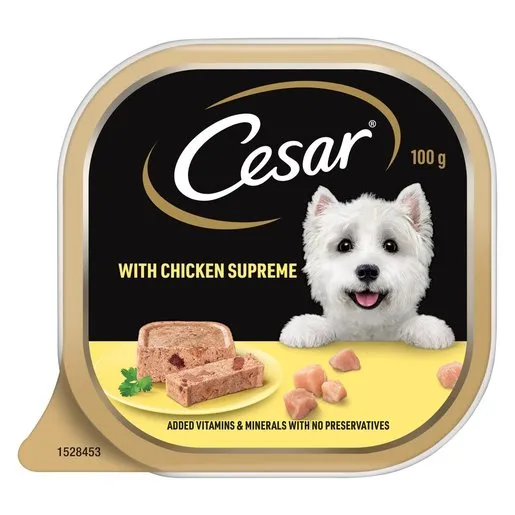 Cesar Dog Food Chicken Supreme 100g