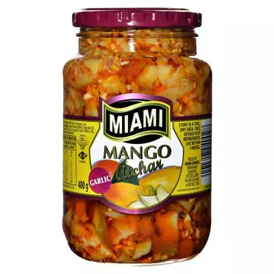 Miami Mango Atchar And Garlic 400g Miami Mango Atchar And Garlic 400g
