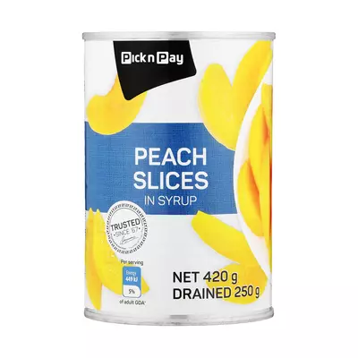 PnP Peach Slices 410g