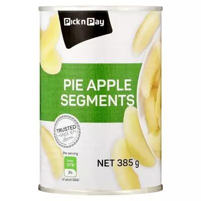 PnP Pie Apple Segments 385g