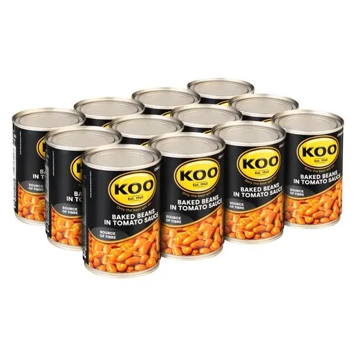 Koo Baked Beans in Tomato Sauce 410g x 12