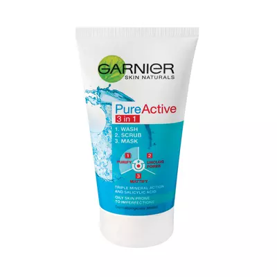 Garnier Pure Active 3in1 Cleanser 150ml