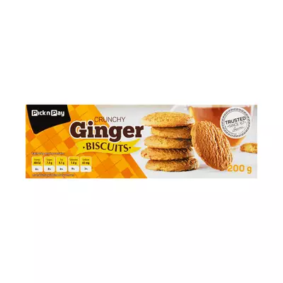 PnP Ginger Biscuits 200g
