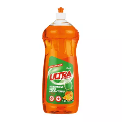 PnP Ultra Dishwashing Liquid Anti- Bacterial Citrus 1.5L