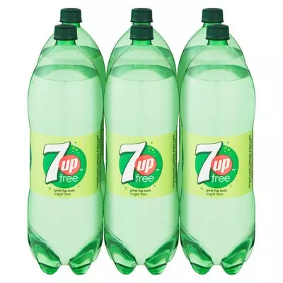 7-Up Sugar Free Plastic Bottle 2L x 6