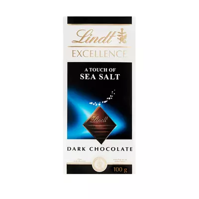 Lindt Excellence Touch of Sea Salt Dark Chocolate 100g