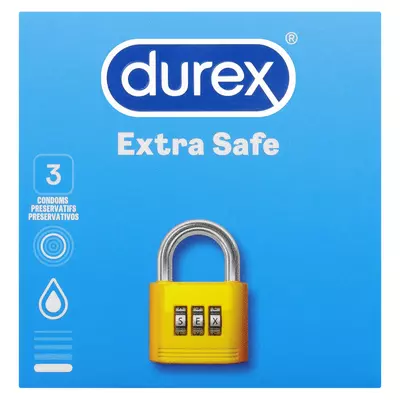 Durex Condoms Extra Safe 3ea