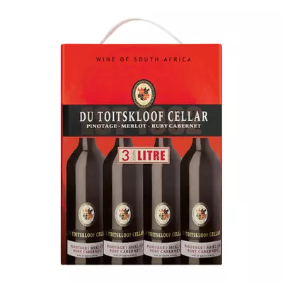 Du Toitskloof Pinotage/Merlot/Ruby Cab 3L x 4 Du Toitskloof Pinotage/Merlot/Ruby Cab 3L x 4