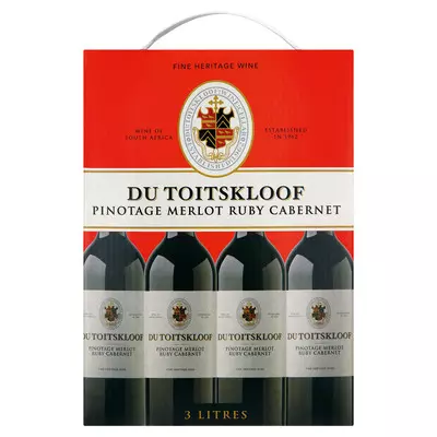Du Toitskloof Pinotage/Merlot/Ruby Cab 3L Du Toitskloof Pinotage/Merlot/Ruby Cab 3L