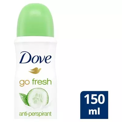 Dove Go Fresh Cucumber and Green Tea Antiperspirant Deodorant Body Spray 150ml