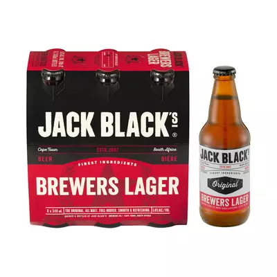 Jack Black Premium Lager NRB 340ml x 6