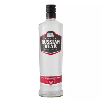 Russian Bear Wild Berry & Guarana Vodka 750ml Russian Bear Wild Berry & Guarana Vodka 750ml