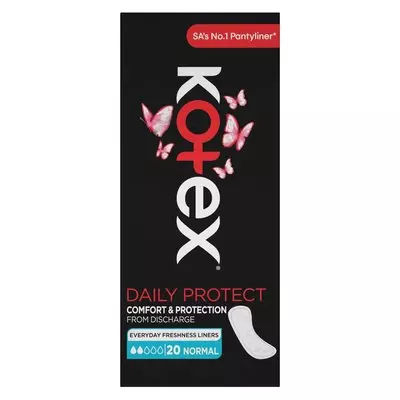 Kotex Pantyliners Core Unscented 20ea Kotex Pantyliners Core Unscented 20ea