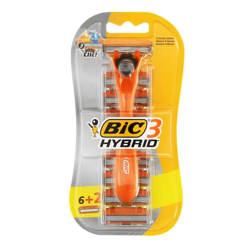 Bic Disposable Razors 6 + 2 Free 8ea