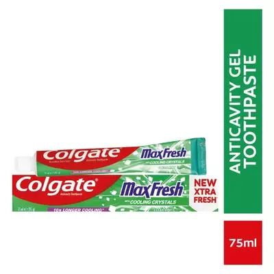 Colgate Max Fresh Clean Mint Gel Toothpaste 75ml Colgate Max Fresh Clean Mint Gel Toothpaste 75ml