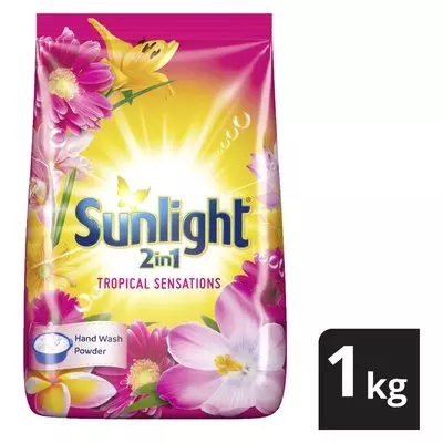 Sunlight Tropical Sensations 2in1 Hand Washing Powder Detergent 1kg