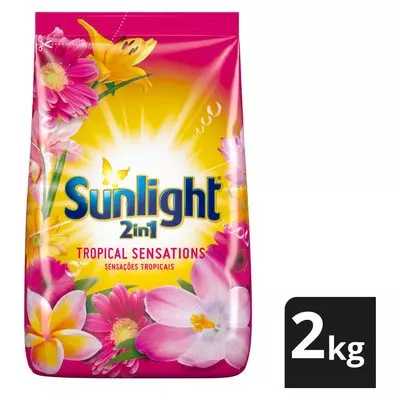 Sunlight Tropical Sensations 2in1 Hand Washing Powder Detergent 2kg