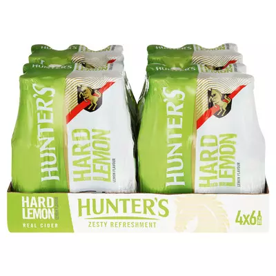 Hunters Hard Lemon NRB 330ml x 24 Hunters Hard Lemon NRB 330ml x 24