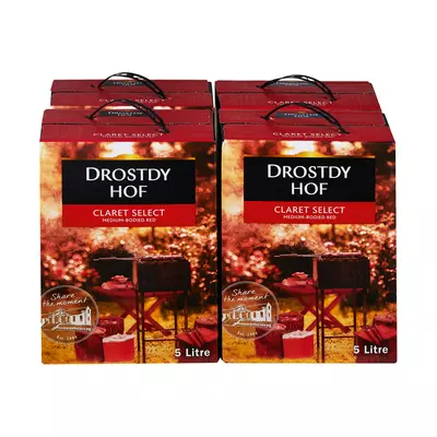 Drostdy Hof Claret 5L x 4 Drostdy Hof Claret 5L x 4