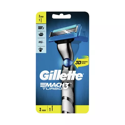 Gillette Mach 3 Turbo 2 Up Gillette Mach 3 Turbo 2 Up