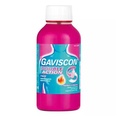 Gaviscon Double-action Liquid Peppermint 300ml Gaviscon Double-action Liquid Peppermint 300ml