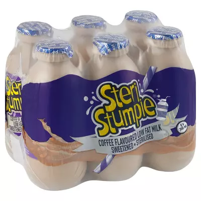 Steri Stumpie Coffee Flavoured Low Fat Milk 350ml x 6