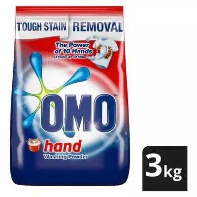 OMO Stain Removal Hand Washing Powder Detergent 3kg OMO Stain Removal Hand Washing Powder Detergent 3kg
