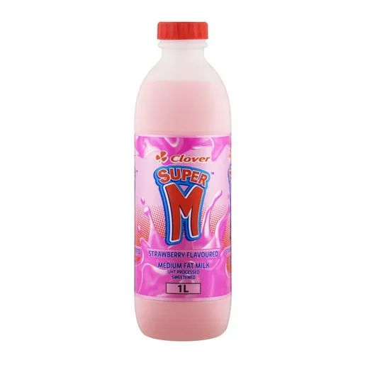 Super M Strawberry Milk 1l
