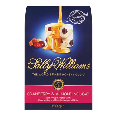 Sally Williams Cranberry & Almond Nougat 150g