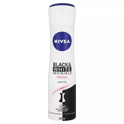 Nivea Invisible Black & White Deodorant 150ml