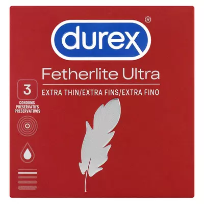 Durex Fetherlite Ultra Condoms 3's